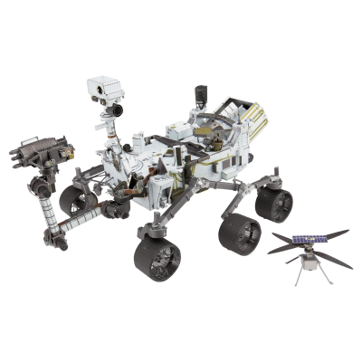Metal Earth 3D Laser Cut DIY Model KIT Mars Rover Perseverance & Ingenuity Helicopter