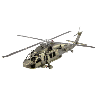 Metal Earth 3D Laser Cut DIY Model KIT Sikorsky UH-60 Black Hawk Army Helicopter