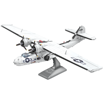 Metal Earth 3D Laser Cut Model Construction Kit Consolidated PBY Catalina Sea Plane - Scale 1:94