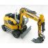 NZG 1000 LIEBHERR A910 COMPACT LITRONIC Hydraulic Mobile Wheeled Excavator - Scale 1:50
