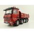 NZG 1066/10 Mercedes Benz AROCS 8x4 Meiller Dump Truck Red Metallic - Scale 1:50
