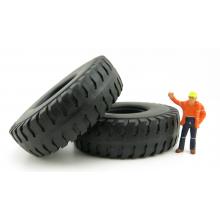 NZG 400/12 2 piece Mining Truck Tyres Set CAT Truck Load  - Scale 1:50