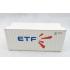 NZG 875/10 - 20ft Sea Container EFT - Scale 1:50