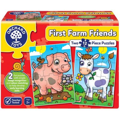 Orchard Toys - First Farm Friends - 2x12 Piece Puzzle