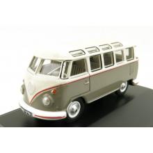 OXFORD 76VWS009 VW T1 Samba Bus - Mouse Grey and Pearl White 1:76 Scale