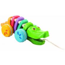 Plan Toys 1416 - Dancing Rainbow Alligator