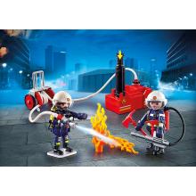Playmobil 9468 Firefighters with Water Pump City Action