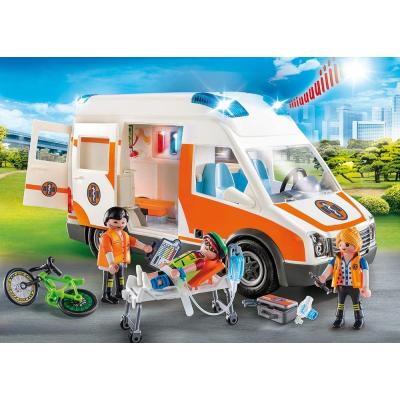 Playmobil 70049 City Life Ambulance with Light and Sound Multi-Coloured