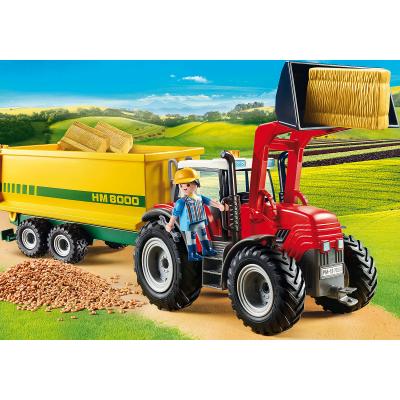 Playmobil 70131 - Tractor With Feed Trailer - Country Farm