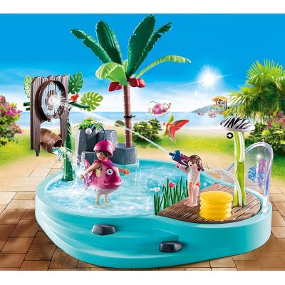 Playmobil 70610 - Small Pool with Water Sprayer - Family Fun Vacation