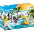 Playmobil 70610 - Small Pool with Water Sprayer - Family Fun Vacation