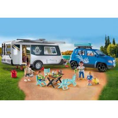 Playmobil - 71423 Caravan with Car - Family Fun Vacation