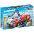 Playmobil 5337 Fire Engine Airport Fire Rescue Truck with Lights and Sound City Action Airport