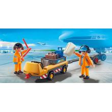 Playmobil 5396 - Aircraft Tug with Ground Crew - Airport City Action