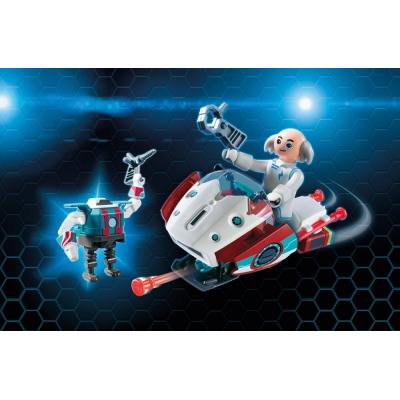 Playmobil 9003 -  Skyjet with Dr. X & Robot Super 4