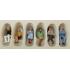 Preiser 68209 - Set of 6 Various Seated Persons Figurines 1:50