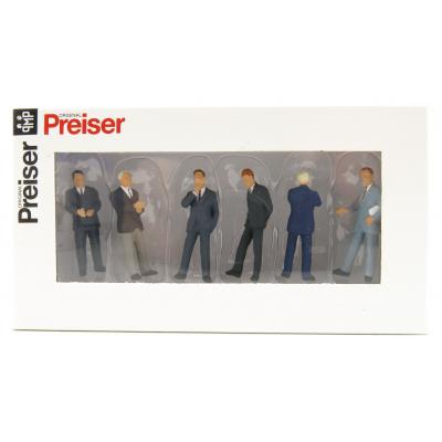Preiser 68213 Set of 6 Business Figurines Scale 1:50 