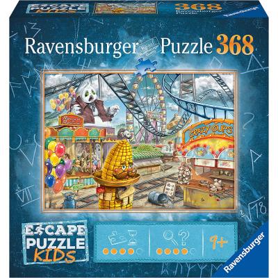 Ravensburger - ESCAPE Kids Amusement Park Plight Park - 368 Pieces Puzzle 