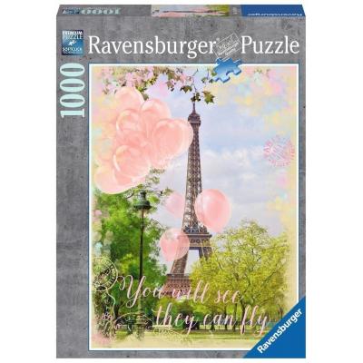 Ravensburger - Paris Eiffel Tower Dreams Jigsaw Puzzle - 1000 Pieces