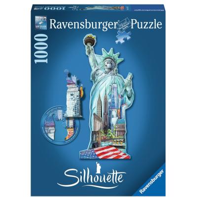 Ravensburger - Silhouette Statue of Liberty Puzzle - 1000 pieces