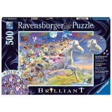 Ravensburger - Unicorn and Butterflies Puzzle - 500 pieces
