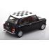 KK-Scale KKDC120055R - Mini Cooper RHD Checkered Black / White - Scale 1:12