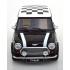 KK-Scale KKDC120055R - Mini Cooper RHD Checkered Black / White - Scale 1:12