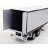 Road Kings RK180168 - 2 axle Semi Box Trailer Silver / Black - Scale 1:18