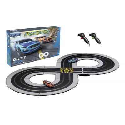 Scalextric C1421S Drift 360 Slot Car Race Set Ford Mustang GT4 1:32