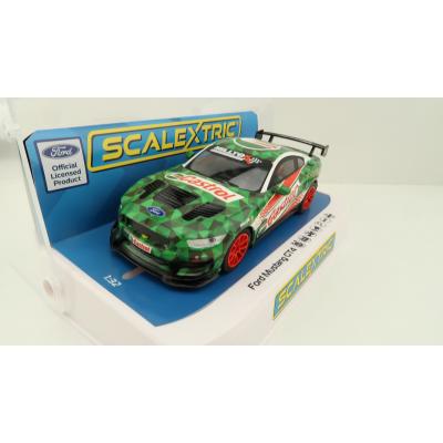 Scalextric C4327 Ford Mustang GT4 - Castrol Drift Car Slot Car 1:32 Scale