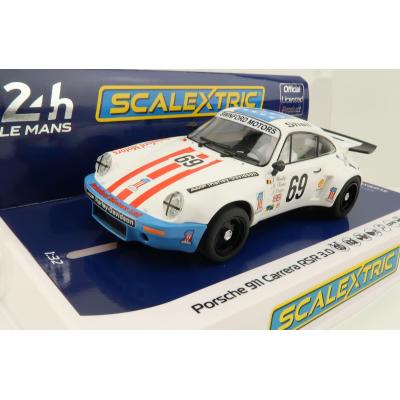 Scalextric C4351 Porsche 911 Carrera RSR 3.0 6th LeMans 1975 Slot Car 1:32 Scale 