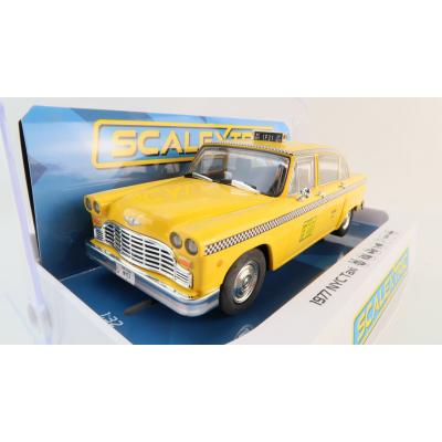 Scalextric C4432 1977 New York City Yellow Taxi Slot Car 1:32 Scale