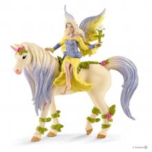 Schleich 70565 - Fairy Sera with Blossom Unicorn - Bayala