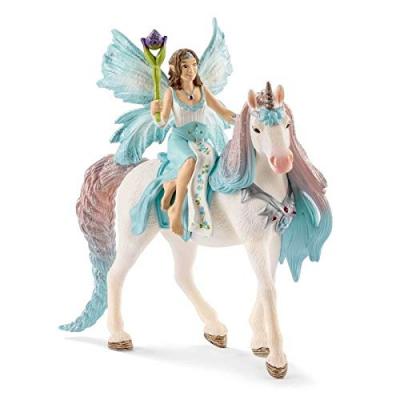 Schleich 70569 - Fairy Eyela with Princess Unicorn - Bayala 