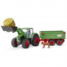 Schleich 42379 - Tractor with Trailer Playset