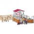 Schleich 42369 – Horse Stall with Horses and Groom