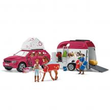 Schleich 42535 - Horse Adventures with Car and Trailer - Horse Club