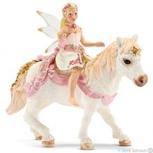 Schleich 70501 - Delicate Lily Elf, Riding a Pony