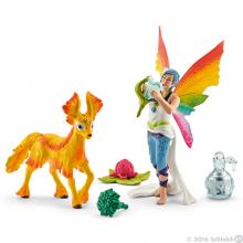 Schleich 41438 Rainbow Elf Dunya with Foal