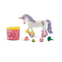 Schleich 42173 Unicorn and Pegasus care and feed set