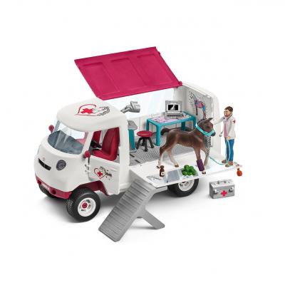 Schleich 42370 - Mobile Vet Van with Hanoverian Foal - Horse Club