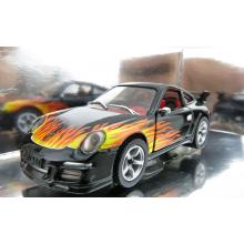 Siku 1006 Porsche 911 Blackline Flames - Scale 1:55