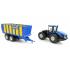 Siku 1947 - New Holland T9.560 Tractor with Silage Trailer - Scale 1:50