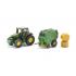 Siku 1665 - John Deere 7530 Tractor with 990 Baler Trailer - Scale 1:72