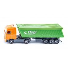 Siku 1796 Mercedes Actros Truck with Fliegl Tipping Trailer with Cover Scale 1:87