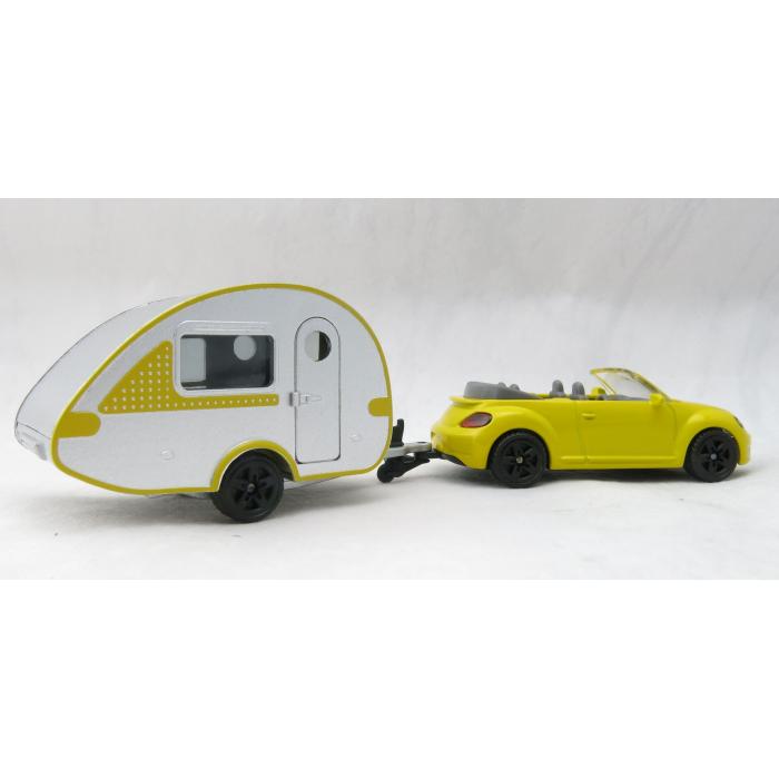 *NEW* SIKU 1629 BLISTER PACK Car with Caravan Diecast Model