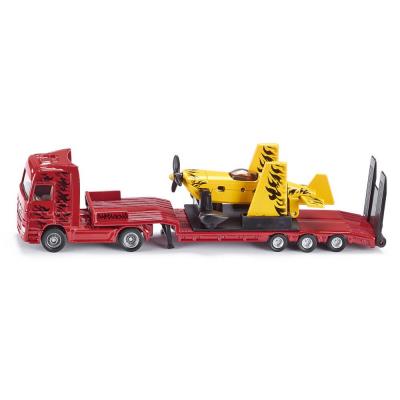 Siku 1866 - Mercedes-Benz Actros with Low Loader and Sporting Airplane - Scale 1:87