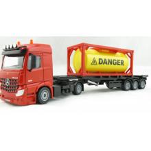 Siku 3922 - Mercedes-Benz Acros with Container Trailer and 20ft Tank Container - Scale 1:50