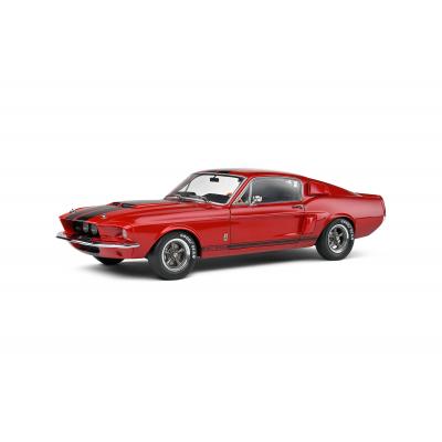 Solido S1802909 1976 Ford Mustang Shelby GT500 Red with Black Stripe - Scale 1:18