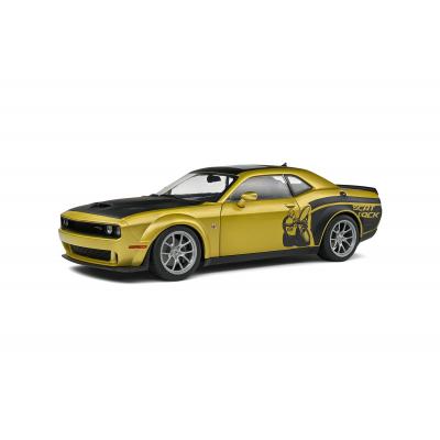Solido S1805707 Dodge Challenger R/T Scat Pack Widebody – Streetfighter Goldrush – 2020 - Scale 1:18